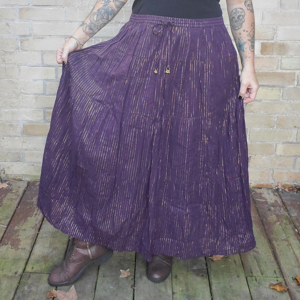 Liz Claiborne maxi peasant skirt